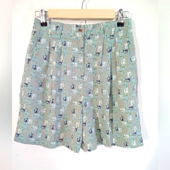Holly Lane Golf Cart All Over Print Shorts - Size 6 - Picture 1 of 7